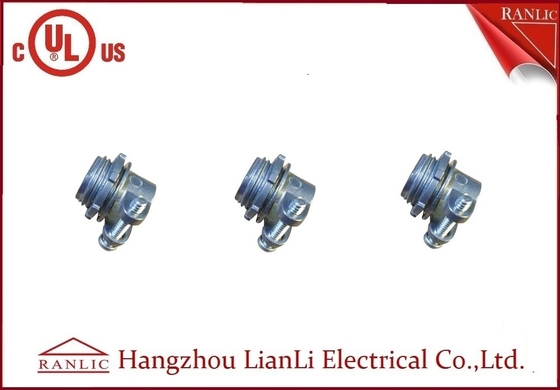 Cina Zinc Alloy Clamp Fleksibel Conduit Fittings Konektor Squeeze Seng 3/8 inci pemasok
