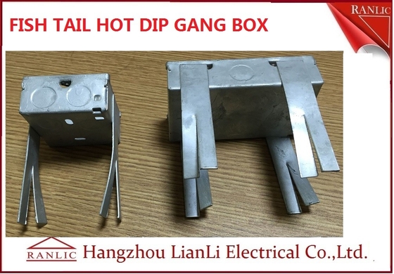 Cina Hot Dip Finish GI Kotak Listrik Gang / Kotak Listrik Gang 3 inci kali 3 inci pemasok