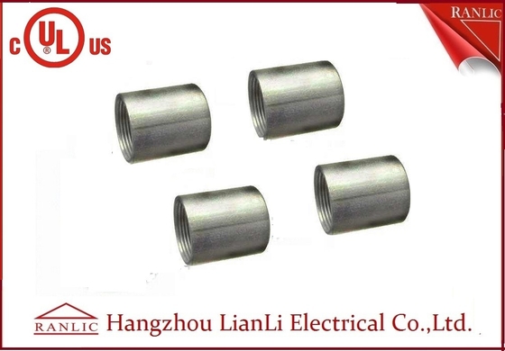 Cina 1-1 / 4 inci 1-1 / 2 inch Electro Galvanized IMC Coupling 3.0mm Tebal dalam Thread pemasok