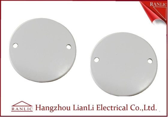 Cina 65mm Steel Junction Box Cover C/W Screw PVC Conduit and Fittings Untuk A B C Grade pemasok