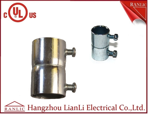 Cina Atur Fitting Screw Coupling EMT Conduit Dengan Steel Locknut 1/2 &quot;Sampai 4&quot;, UL E350597 pemasok