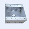 Aluminium Die Casting Waterproof Conduit Box Pvc Dilapisi Warna Abu-abu 5 7 Lubang pemasok