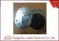0.5mm sampai 1.2mm Steel Round Conduit Junction Box Cover Pre - Galvanized 65mm Diameter pemasok