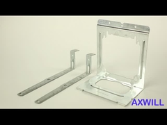 Telescoping Mounting Box Bracket Mendukung Sistem Prefab Baja Pra Galvanis 16 Inci 24 Inci