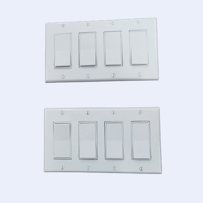 CINA 2 Gang Dekorasi 125v Stainless Steel Push Button Switch Prefab pemasok