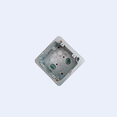 CINA 1.60mm Tebal Bahan Baja Circular Junction Box 2-1/8 &quot;Kedalaman 1&quot; Kockouts pemasok