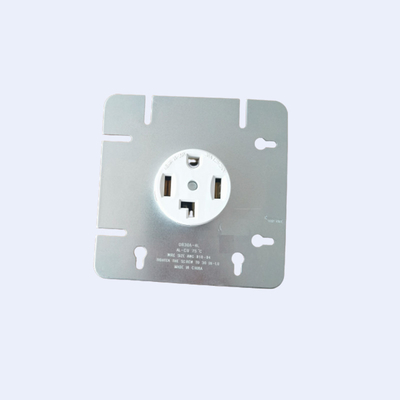 CINA 5 Inch Metal Conduit Box Cover 1.60MM Tebal Baja Galvanis Dengan Knockouts pemasok