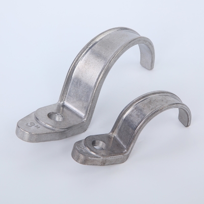 CINA ADC12 Electro Galv Aluminium Rigid Satu Lubang Straps 1/2 &quot;-4&quot; Inch pemasok