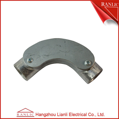 Cina Inspeksi Putih Bend Conduit Junction Box 2 Way Aluminium Pipe Fittings, 20mm 25mm pemasok