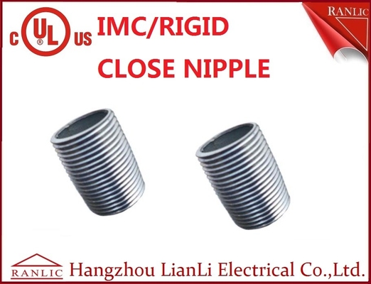 Cina 1/2 inci hingga 4 inci Rigid Conduit Close Nipple All Thread Electro Galvanized pemasok
