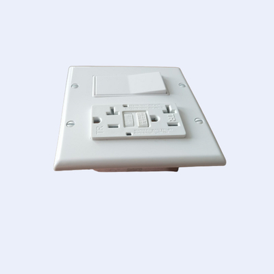 Satu Geng Lima Tiang Perak Ruffin Wall Socket Switch PreFAB FinishB pemasok