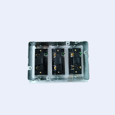 Ruffin Four Gang Wall Light Switch Cincin Plester Pra Fabrikasi pemasok