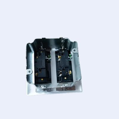 RuffIn Prefabrikasi 2 Sakelar Dinding Gang Dengan Cincin Plester 1/2 &quot;1&quot; Dalam pemasok