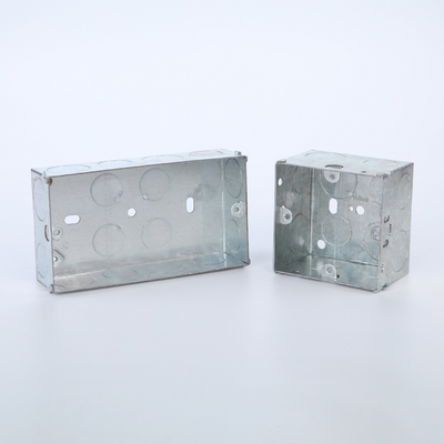1/2 &quot;Dalam Conduit Junction Box Prefab Steel Coil Hot Dip 1.20mm Tebal pemasok