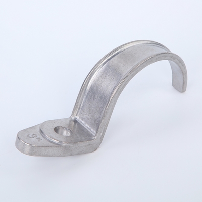ADC12 Electro Galv Aluminium Rigid Satu Lubang Straps 1/2 &quot;-4&quot; Inch pemasok