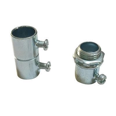 3 &quot;Kompresi EMT Coupling Elektro Galvanis Dengan Cincin Stainless pemasok