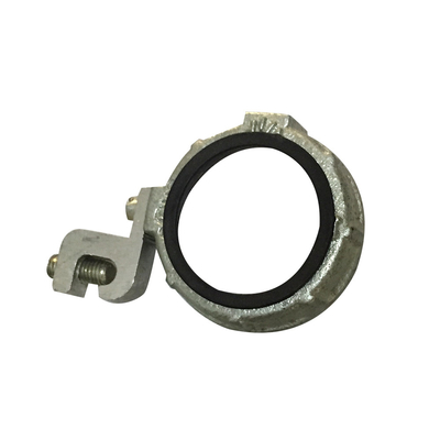 4 Inch EMT Coupling Electro Galvanized Blue Silver Color Disepuh UL Terdaftar pemasok